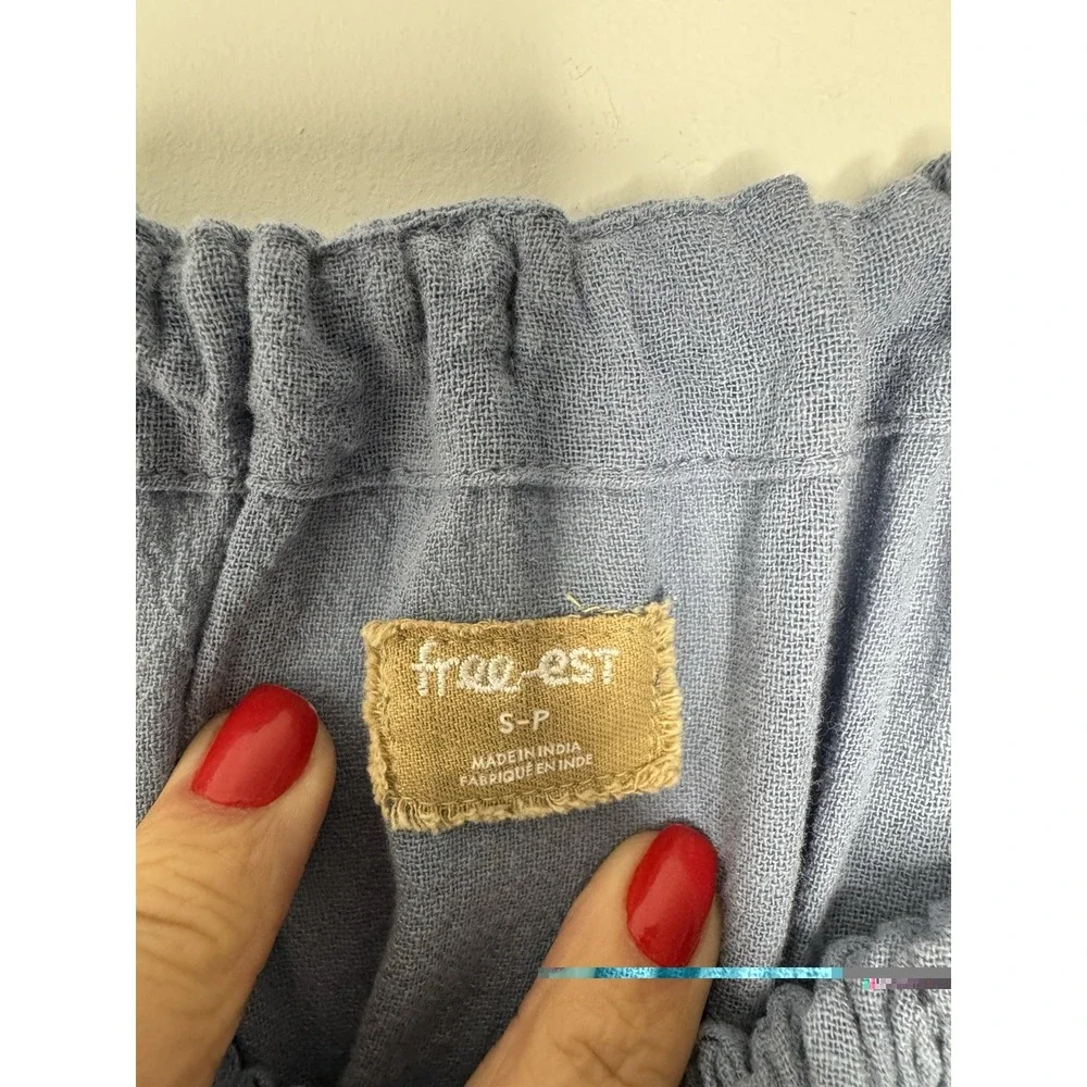 Free People Shore Chic Maxi Dress‎ Butterblue size S - Picture 9 of 11